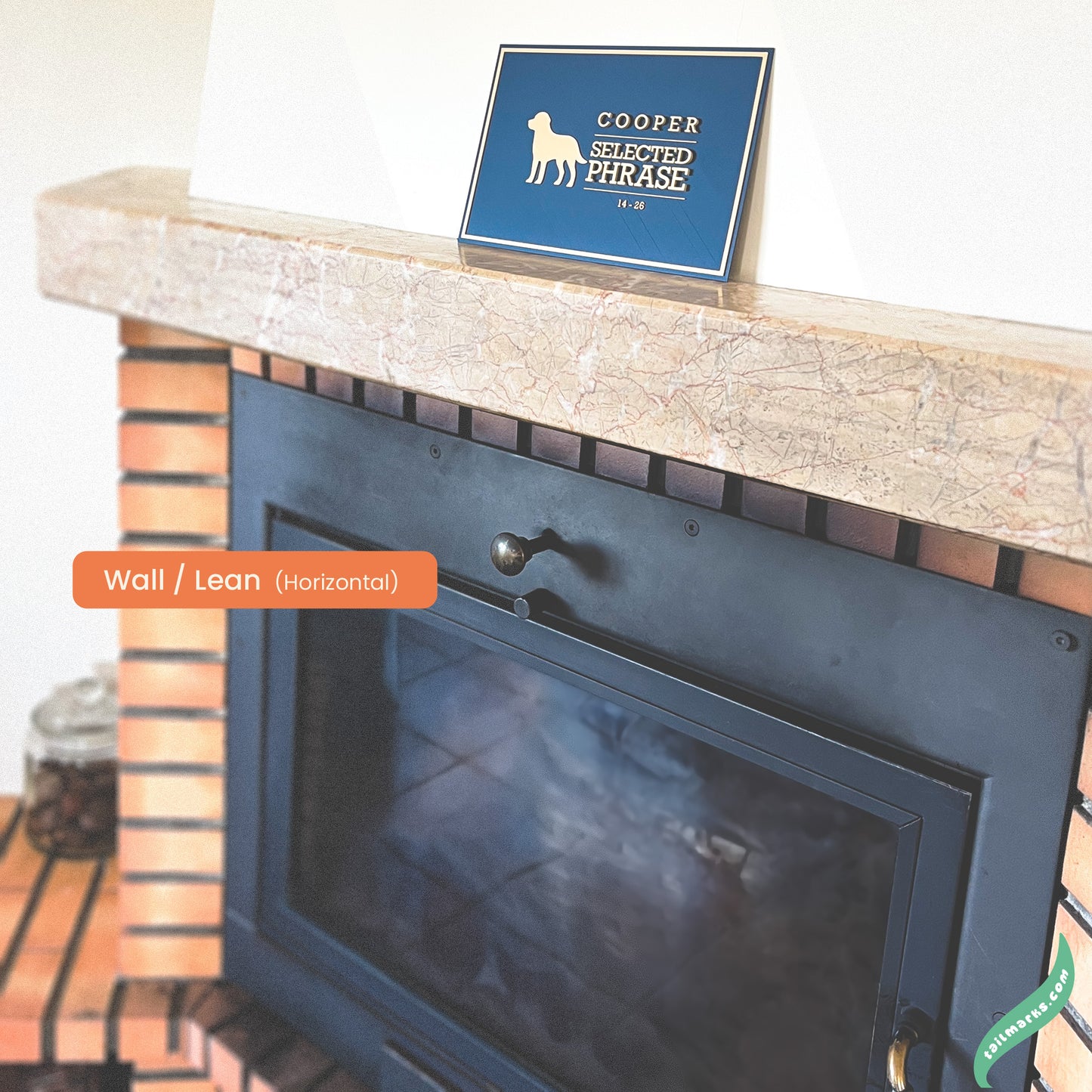 "Never Forgotten" Dog Memorial Plaque