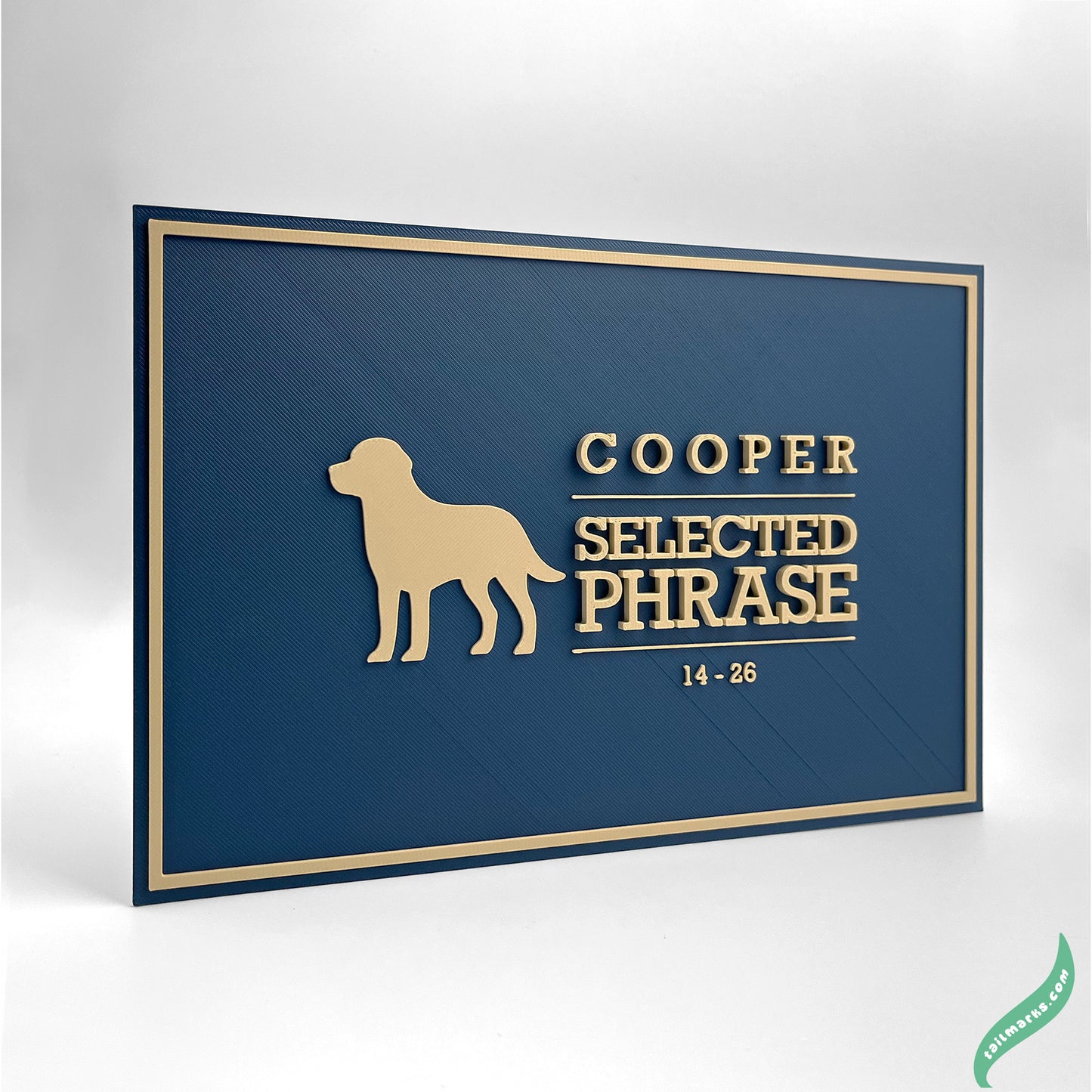 "Never Forgotten" Dog Memorial Plaque