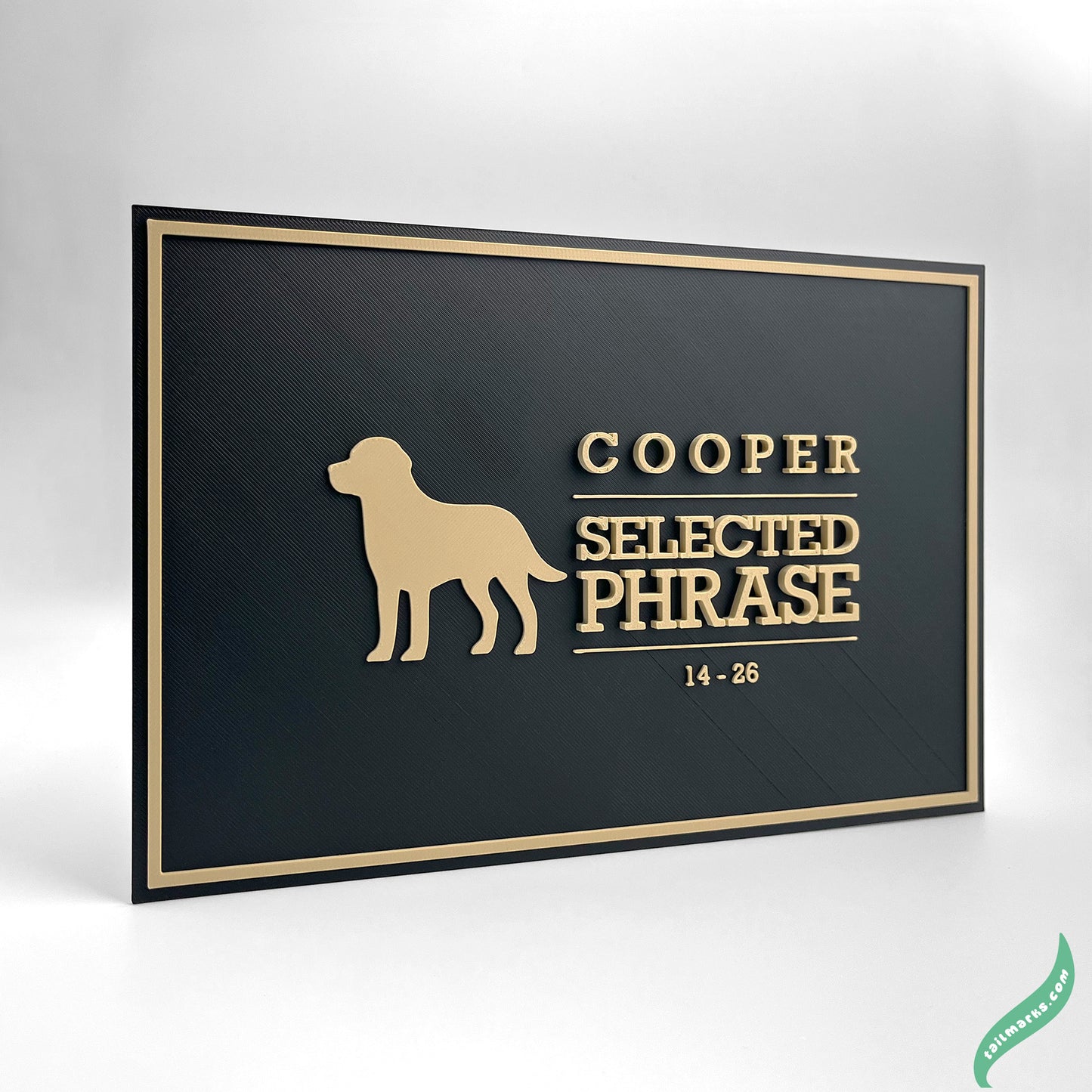 "Never Forgotten" Dog Memorial Plaque
